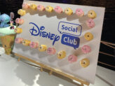 Custom donut wall at Taste Corner’s branded activation during a corporate event in South Florida